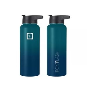 Iron Flask Blue Water Bottle 32oz